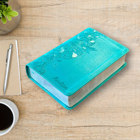 Personalized New Living Translation (NLT) Bible - Engraved