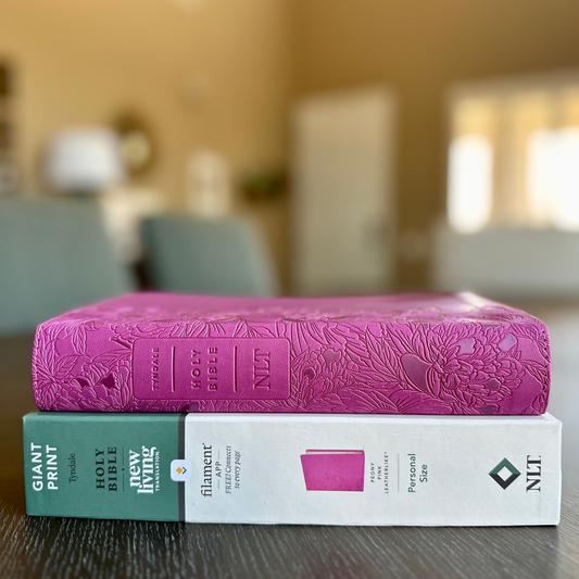 Personalized New Living Translation (NLT) Bible - Engraved