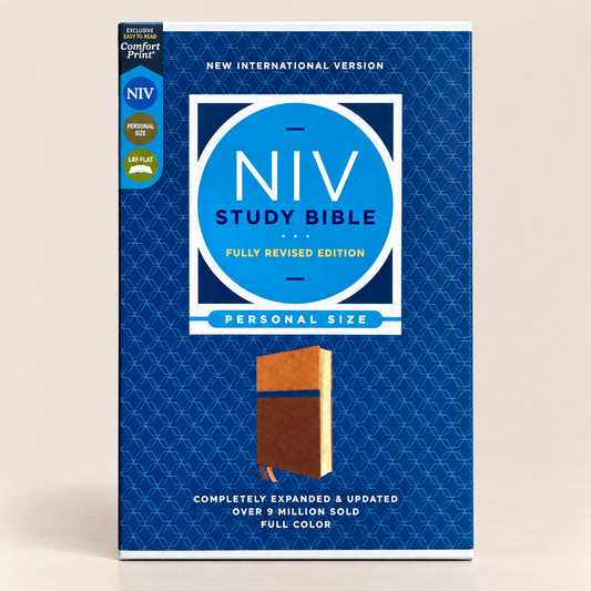 Personalized New International Version (NIV) Study Bible - Engraved