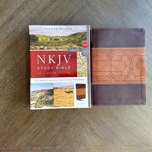 Personalized New King James Version (NKJV) Study Bible - Engraved