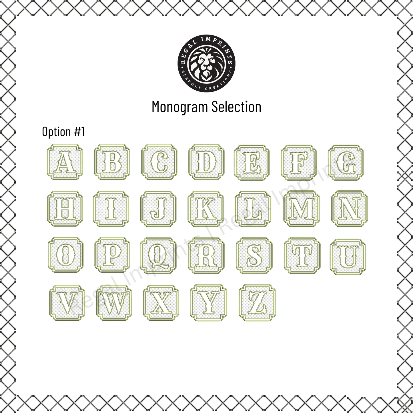 Personalized Luxury Hand Towel with Elegant Custom Embroidered Monogram