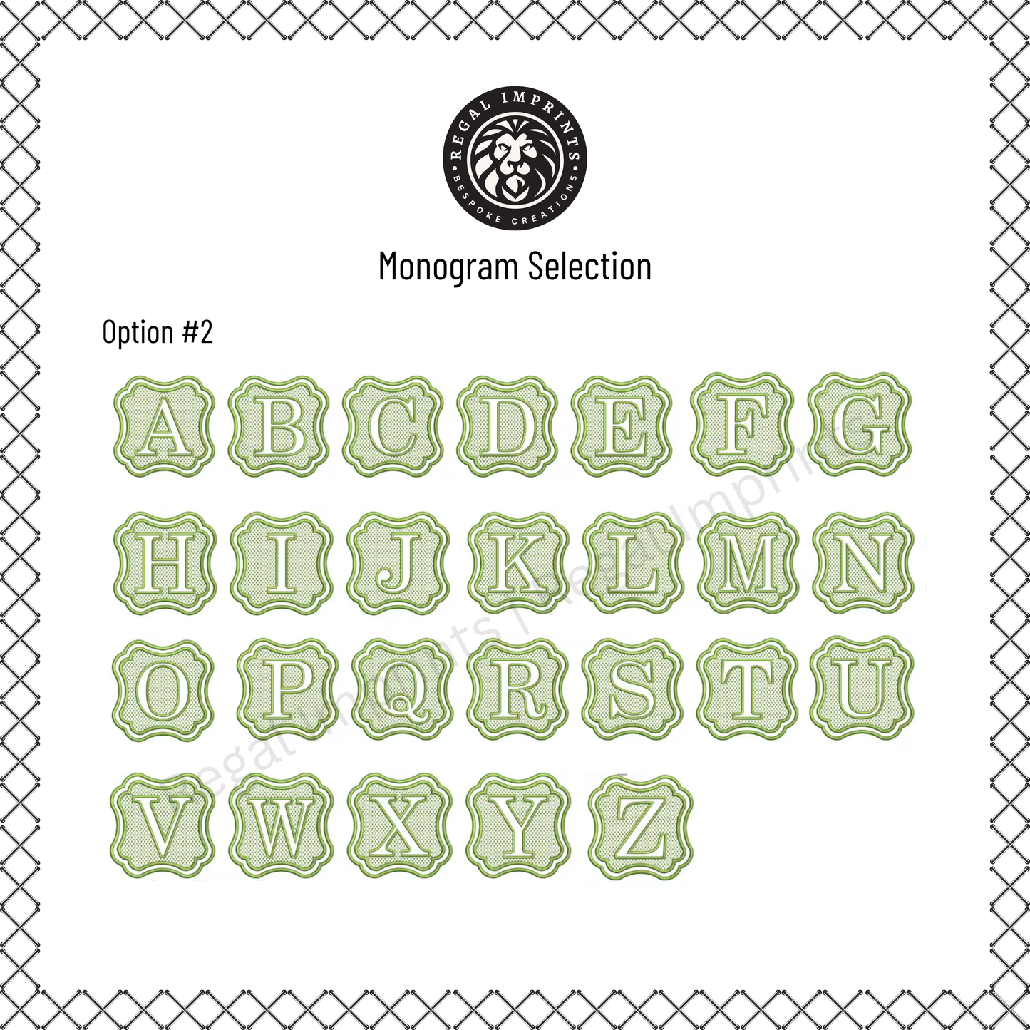 Personalized Luxury Hand Towel with Elegant Custom Embroidered Monogram