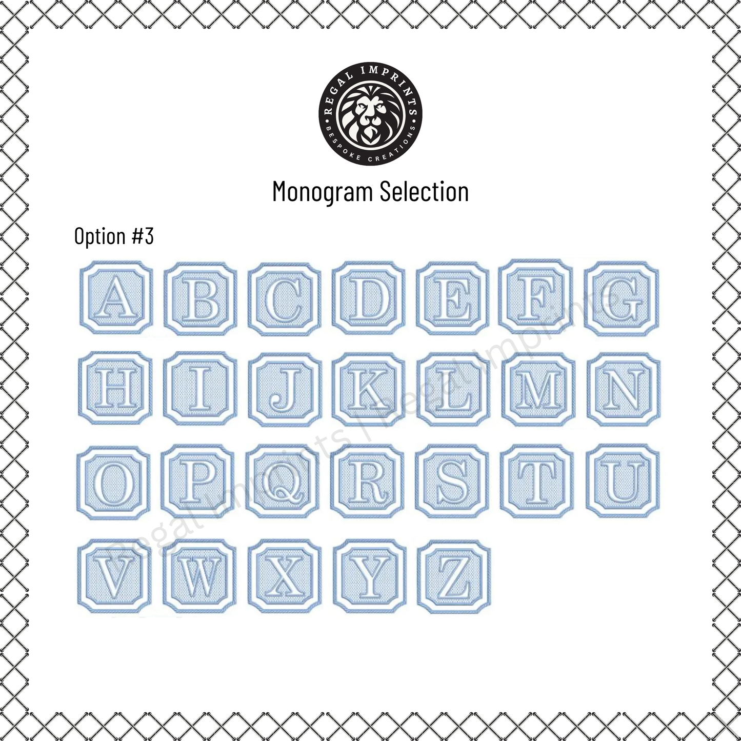 Personalized Luxury Hand Towel with Elegant Custom Embroidered Monogram