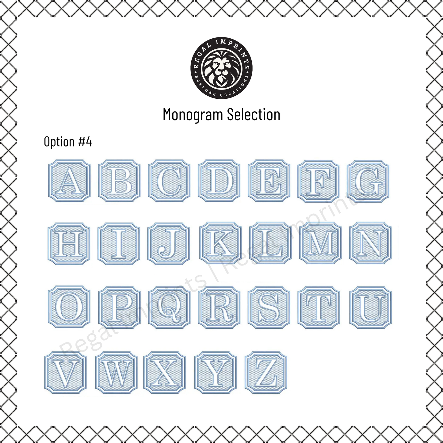 Personalized Luxury Hand Towel with Elegant Custom Embroidered Monogram