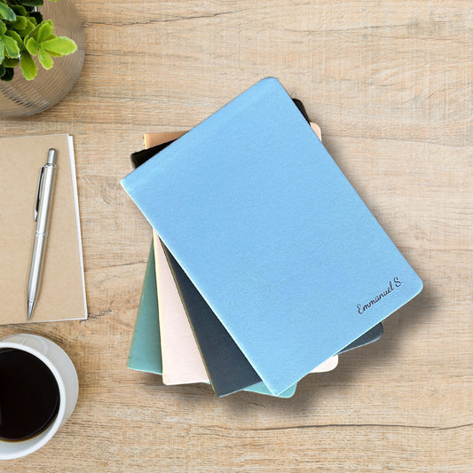 Personalized Hardcover Vegan Leather Journal - Engraved