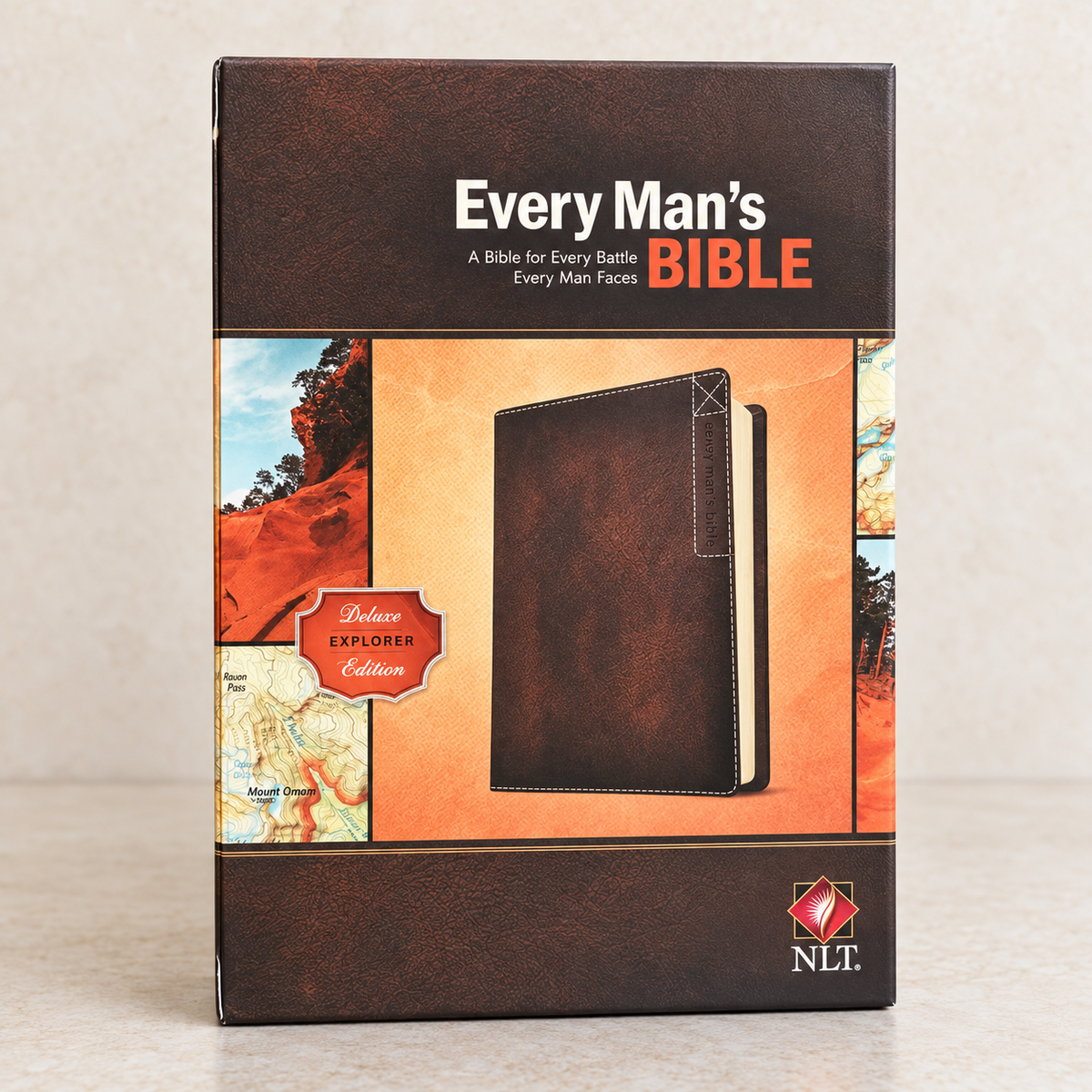 Personalized Every Man's Bible New Living Translation (NLT) - Engraved