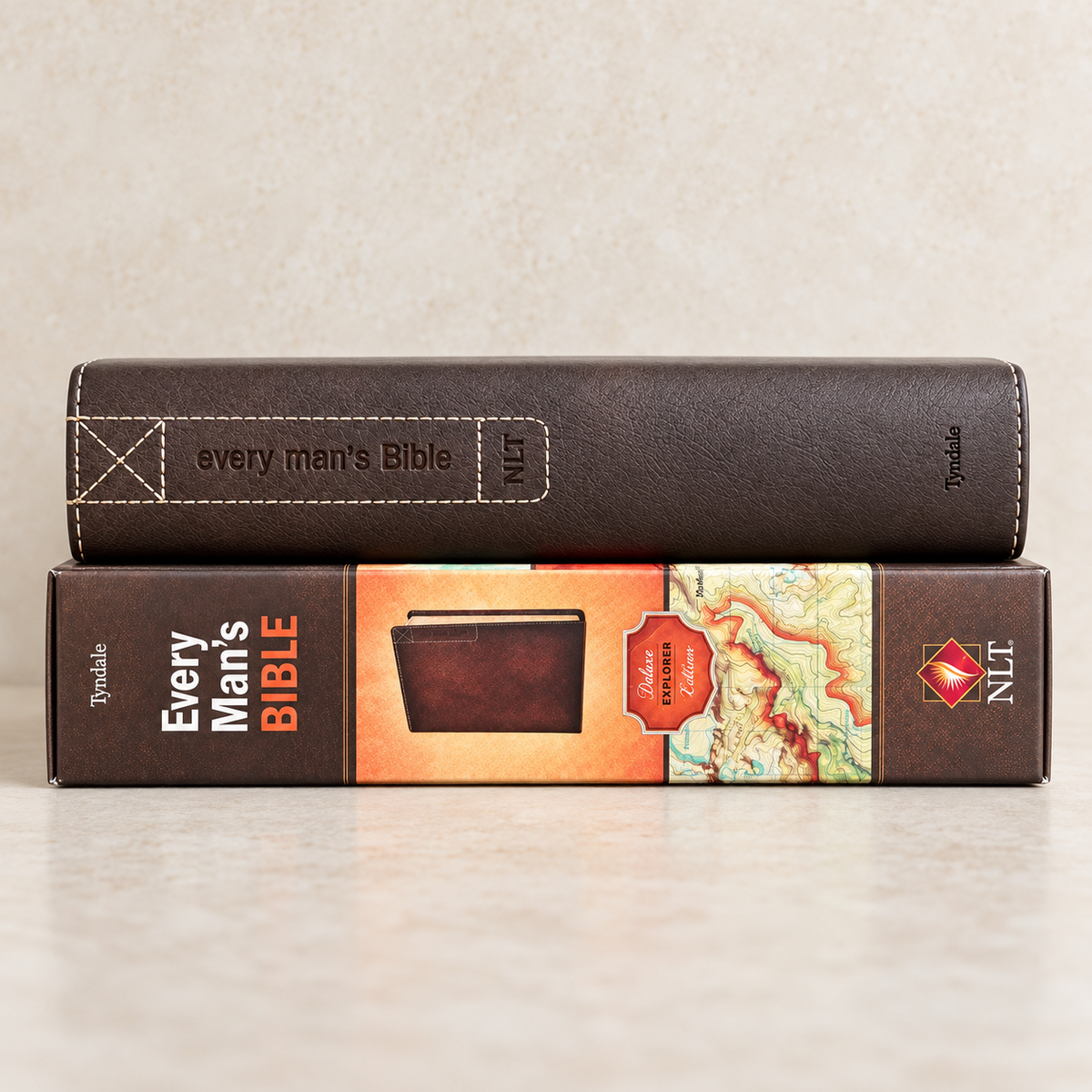 Personalized Every Man's Bible New Living Translation (NLT) - Engraved