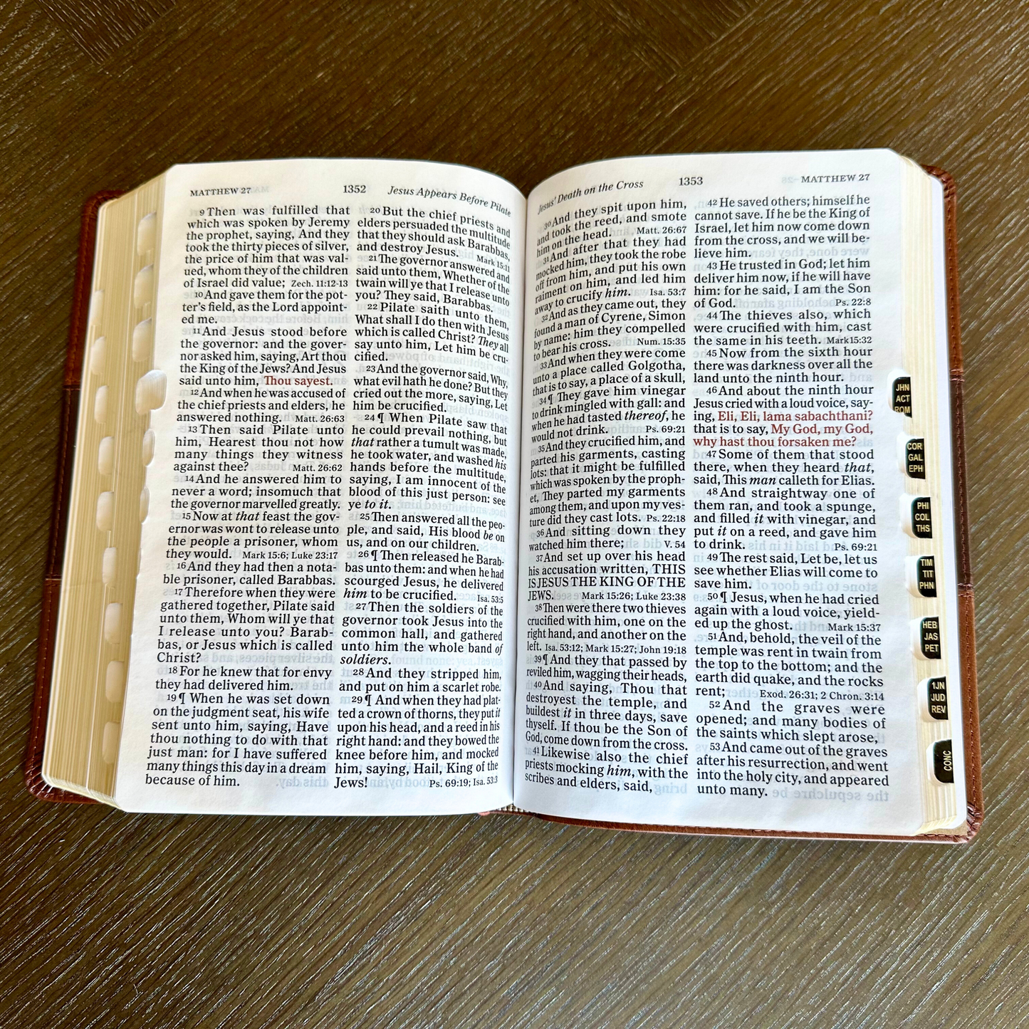 Personalized King James Version (KJV) Bible - Engraved