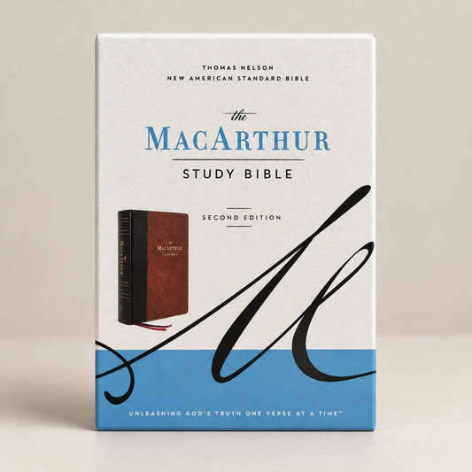 Personalized New American Standard Bible (NASB) MacArthur Study Bible, 2nd Edition - Engraved