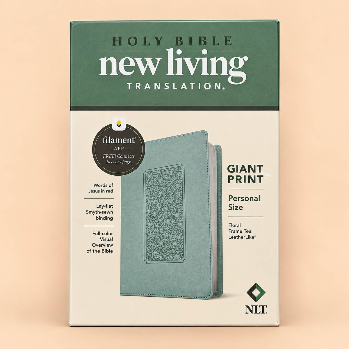 Personalized New Living Translation (NLT) Bible - Engraved