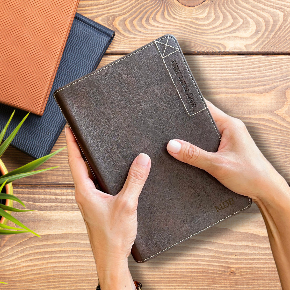 Personalized Every Man's Bible New Living Translation (NLT) - Engraved